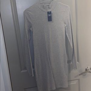 Mockneck Bodycon Winter Dress